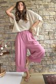  Jo Jo Quirky Hopsack Crop Pant Indian Pink